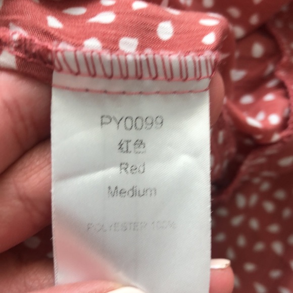 Polka dot mauve dress - Picture 6 of 6